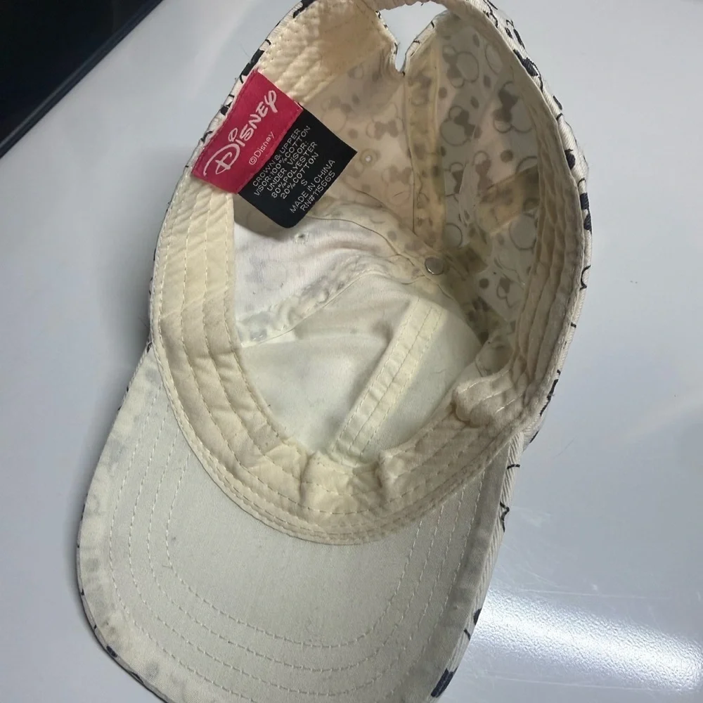 Disney Black and White Mickey Mouse Hat